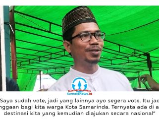 Ismail Latisi memberikan keterangan terkait dorongan pengembangan kawasan Gunung Steling sebagai destinasi wisata unggulan yang diharapkan mampu menarik wisatawan sekaligus meningkatkan Pendapatan Asli Daerah (PAD) Kota Samarinda. Foto: Yana Ashari.