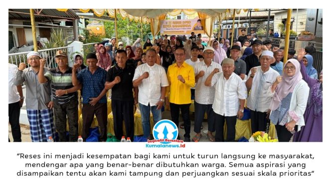 
 Anggota DPRD Kota Samarinda Dapil IV Kecamatan Samarinda Ulu, Mohammad Novan Syahronny Pasie berfoto bersama warga usai menggelar kegiatan reses Masa Persidangan II Tahun 2026 di Jalan Wijaya Kusuma 6, Kecamatan Samarinda Ulu, Kota Samarinda, Sabtu (23/5/2026) sore. Dalam kegiatan tersebut, warga menyampaikan berbagai aspirasi terkait pembangunan lingkungan, drainase, hingga beasiswa pendidikan. Foto: Yana Ashari.
