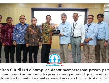 Otorita IKN menerima kunjungan kerja Wakil Ketua Otoritas Jasa Keuangan (OJK) guna membahas percepatan pembangunan kantor OJK serta persiapan pemindahan pegawai secara bertahap ke Ibu Kota Nusantara (IKN), di Kantor Otorita IKN, Senin (11/5/2026).