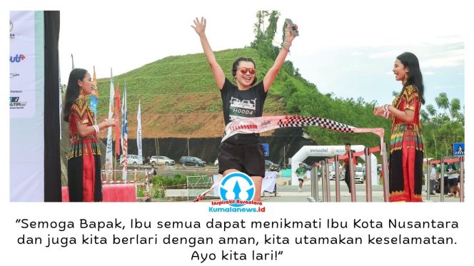 
 Sekitar 1.500 peserta dari berbagai daerah di Indonesia hingga mancanegara mengikuti ajang lari kategori 5K, 10K, dan 21K atau half marathon di kawasan IKN. Para pelari tampak antusias menikmati pengalaman berlari di tengah kawasan pemerintahan baru yang terus berkembang. Dok: Humas Otorita Ibu Kota Nusantara.