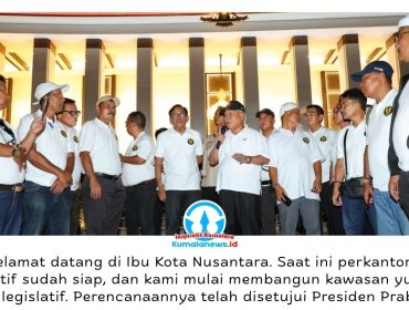 PP Pelti beserta peserta Rakernas kunjungi Ibu Kota Nusantara, pada Sabtu (2/4/2026). Dok: Humas Otorita Ibu Kota Nusantara.