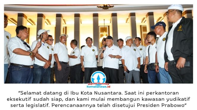 
 PP Pelti beserta peserta Rakernas kunjungi Ibu Kota Nusantara, pada Sabtu (2/4/2026). Dok: Humas Otorita Ibu Kota Nusantara.