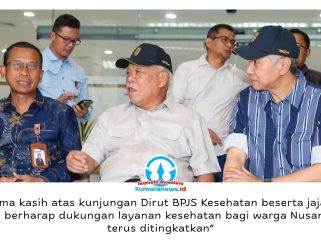 Direktur Utama BPJS Kesehatan, Prihati Pujowaskito, beserta jajaran melakukan kunjungan kerja ke sejumlah fasilitas kesehatan di wilayah Kalimantan Timur, termasuk Rumah Sakit Umum Pusat (RSUP) Ibu Kota Nusantara (IKN), pada Minggu (3/5/2026). Dok: Humas Otorita Ibu Kota Nusantara.