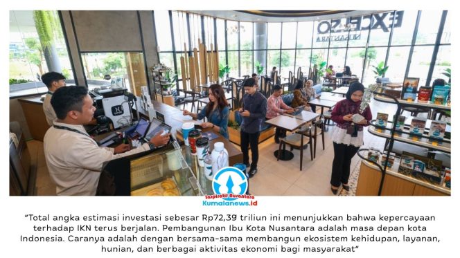 
 Pembangunan Ibu Kota Nusantara (IKN) terus berjalan seiring tumbuhnya ekosistem perekonomian dan investasi di kawasan Nusantara. Foto: Humas Otorita Ibu Kota Nusantara.