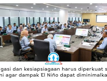 Jajaran Otorita Ibu Kota Nusantara memperkuat kesiapan menghadapi ancaman musim kemarau panjang (El Niño) 2026 melalui penguatan sistem mitigasi kebakaran hutan dan lahan (karhutla) berbasis teknologi, peningkatan infrastruktur pemadaman, serta kolaborasi bersama masyarakat dan lintas pemangku kepentingan guna menjaga keamanan dan keberlanjutan pembangunan di kawasan IKN. Foto: Humas Otorita IKN.