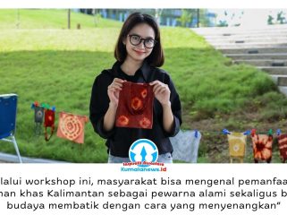 Pengunjung mengikuti workshop membatik dengan pewarna alami yang digelar Otorita Ibu Kota Nusantara dalam rangkaian kegiatan IKN Fun Day di kawasan Sentra Massa IKN, Kamis (14/05/2026). Kegiatan ini menjadi salah satu daya tarik bagi masyarakat selama libur Kenaikan Isa Almasih 2026 dengan menghadirkan pengalaman membatik menggunakan pewarna alami dari tanaman khas Kalimantan. Foto: Humas Otorita IKN. Foto: Humas Otorita Ibu Kota Nusantara.