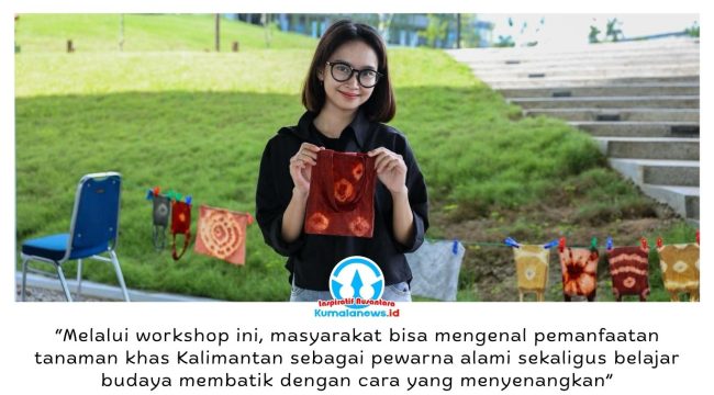 Pengunjung mengikuti workshop membatik dengan pewarna alami yang digelar Otorita Ibu Kota Nusantara dalam rangkaian kegiatan IKN Fun Day di kawasan Sentra Massa IKN, Kamis (14/05/2026). Kegiatan ini menjadi salah satu daya tarik bagi masyarakat selama libur Kenaikan Isa Almasih 2026 dengan menghadirkan pengalaman membatik menggunakan pewarna alami dari tanaman khas Kalimantan. Foto: Humas Otorita IKN. Foto: Humas Otorita Ibu Kota Nusantara.