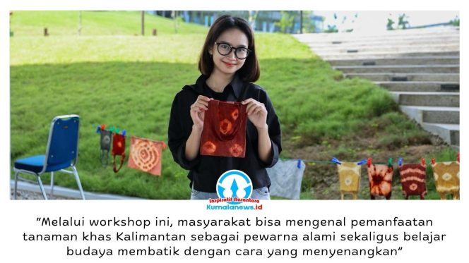 
 Pengunjung mengikuti workshop membatik dengan pewarna alami yang digelar Otorita Ibu Kota Nusantara dalam rangkaian kegiatan IKN Fun Day di kawasan Sentra Massa IKN, Kamis (14/05/2026). Kegiatan ini menjadi salah satu daya tarik bagi masyarakat selama libur Kenaikan Isa Almasih 2026 dengan menghadirkan pengalaman membatik menggunakan pewarna alami dari tanaman khas Kalimantan. Foto: Humas Otorita IKN. Foto: Humas Otorita Ibu Kota Nusantara.