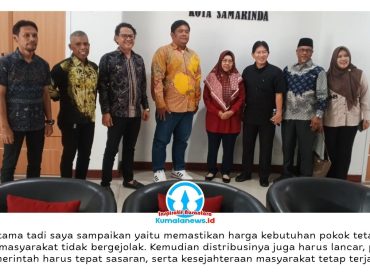 Suasana kunjungan kerja DPRD Kota Balikpapan ke DPRD Kota Samarinda dalam rangka membahas Program Gerakan Pengendalian Inflasi dan Pangan Sejahtera di Ruang Rapat Bapemperda DPRD Kota Samarinda, Kamis (21/05/2026). Foto: Yana Ashari.