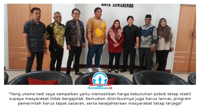 Suasana kunjungan kerja DPRD Kota Balikpapan ke DPRD Kota Samarinda dalam rangka membahas Program Gerakan Pengendalian Inflasi dan Pangan Sejahtera di Ruang Rapat Bapemperda DPRD Kota Samarinda, Kamis (21/05/2026). Foto: Yana Ashari.