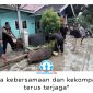 Suasana kebersamaan mewarnai pelaksanaan penyembelihan hewan kurban di Sekretariat PWI Kutai Kartanegara, Jalan Lais, Kelurahan Timbau, Kecamatan Tenggarong, Rabu (27/5/2026). Foto: Dok. PWI Kutai Kartanegara.
