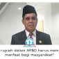Ketua DPRD Kota Samarinda, Helmi Abdullah, menyampaikan bahwa persoalan infrastruktur dasar, seperti jalan lingkungan, drainase, banjir, penerangan jalan umum (PJU), serta fasilitas pendidikan dan kesehatan, masih mendominasi aspirasi masyarakat selama masa reses Persidangan II Tahun 2026. Foto: Yana Ashari.