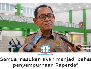Ketua Bapemperda DPRD Kota Samarinda, Kamaruddin, menegaskan seluruh masukan yang diperoleh dalam uji publik akan menjadi bahan penyempurnaan Raperda tentang Pencegahan, Penanggulangan Kebakaran dan Penyelamatan sebelum memasuki tahap harmonisasi. Foto: Yana Ashari.