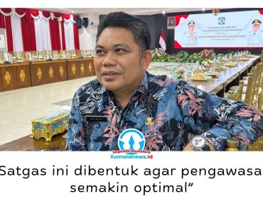 Asisten I Bidang Pemerintahan Setda Kota Balikpapan, Zulkifli, menegaskan pengawasan distribusi BBM bersubsidi memerlukan kolaborasi lintas instansi agar penyaluran Pertalite dan Solar tepat sasaran serta berlangsung lebih efektif dan transparan. Foto: M Hilmansyah.