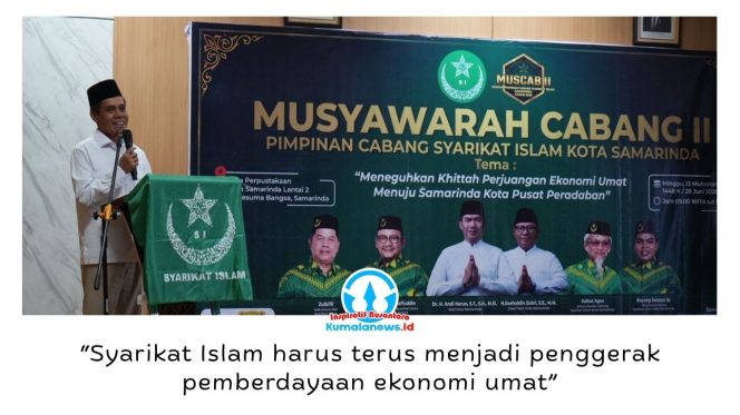 
 Ketua DPRD Kota Samarinda, Helmi Abdullah, mengapresiasi konsistensi Syarikat Islam dalam berkontribusi melalui kegiatan sosial, keagamaan, dan pemberdayaan ekonomi. Menurutnya, organisasi kemasyarakatan memiliki peran strategis sebagai mitra pemerintah dalam mewujudkan masyarakat yang lebih sejahtera.