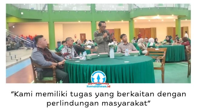 Kanit Perlindungan Masyarakat (Linmas) Satpol PP Kota Samarinda, Yani Priyambodo, mengusulkan agar keberadaan Relawan Balakarcana (Balakar) diakomodasi dalam Raperda tentang Pencegahan, Penanggulangan Kebakaran dan Penyelamatan saat uji publik di UINSI Samarinda, Kamis (18/6/2026). Foto: Yana Ashari.