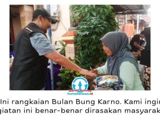 Ketua DPC PDI Perjuangan Kota Samarinda, Iswandi, menghadiri kegiatan pemeriksaan kesehatan gratis dalam rangka memperingati Bulan Bung Karno 2026 di Jalan Srikaya 7, RT 11 dan RT 6, Samarinda, Senin (29/6/2026). Kegiatan tersebut merupakan bagian dari rangkaian aksi sosial yang memberikan pelayanan kesehatan langsung kepada masyarakat.