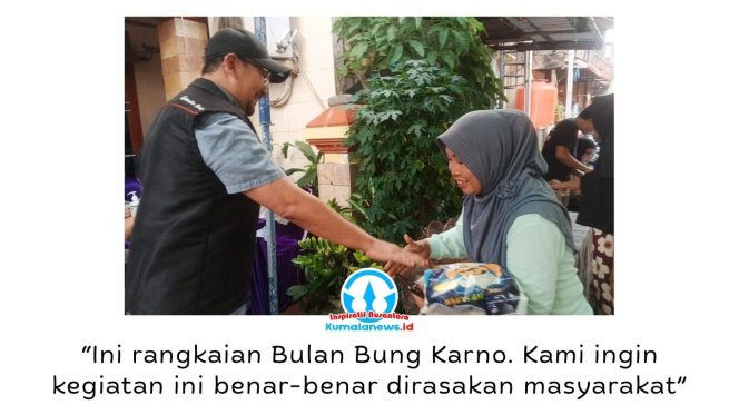 
 Ketua DPC PDI Perjuangan Kota Samarinda, Iswandi, menghadiri kegiatan pemeriksaan kesehatan gratis dalam rangka memperingati Bulan Bung Karno 2026 di Jalan Srikaya 7, RT 11 dan RT 6, Samarinda, Senin (29/6/2026). Kegiatan tersebut merupakan bagian dari rangkaian aksi sosial yang memberikan pelayanan kesehatan langsung kepada masyarakat.