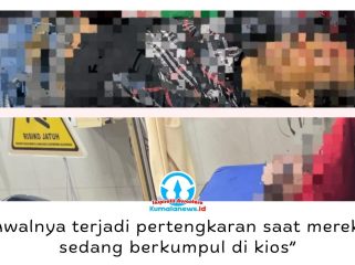 Seorang penjaga malam berinisial AS (48) meninggal dunia setelah terlibat duel menggunakan senjata tajam dengan F (34), di kawasan Pasar Sepinggan, Balikpapan Selatan, Kamis (25/6/2026) dini hari. Foto: M Hilmansyah.