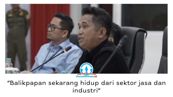 
 Wali Kota Balikpapan Dr. H. Rahmad Mas’ud, SE., ME., menegaskan bahwa kekuatan ekonomi Balikpapan tidak lagi bertumpu pada migas, melainkan telah bergeser ke sektor jasa, industri, perdagangan, ekonomi kreatif, dan UMKM yang terus berkembang. Foto: M Hilmansyah.