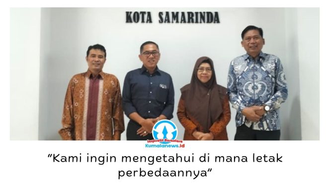 
 Wakil Ketua DPRD Kota Pasuruan, Ismail Marzuki Hasan, bersama rombongan berfoto usai kunjungan kerja ke DPRD Kota Samarinda untuk mempelajari kebijakan pertumbuhan ekonomi daerah, Kamis (18/6/2026). Foto: Yana Ashari.