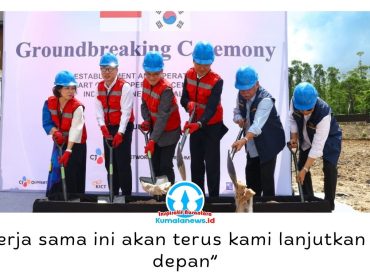 Prosesi groundbreaking Smart City Cooperation Center (SCCC) di Kawasan Inti Pusat Pemerintahan (KIPP) Nusantara, Kamis (18/6/2026). Proyek hibah senilai 9,9 miliar KRW atau sekitar Rp115,94 miliar ini menjadi wujud kerja sama Otorita IKN dan Pemerintah Korea Selatan dalam pengembangan kota cerdas. Foto: Dok. Humas Otorita Ibu Kota Nusantara.
