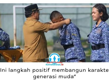 Wakil Wali Kota Balikpapan, Dr. Ir. H. Bagus Susetyo, M.M., saat membuka Pendidikan dan Pelatihan Kesadaran Pemuda Bela Negara Tahun 2026 di Lapangan Mini Soccer Balikpapan Tennis Stadium, Senin (22/6/2026). Foto: M Hilmansyah.