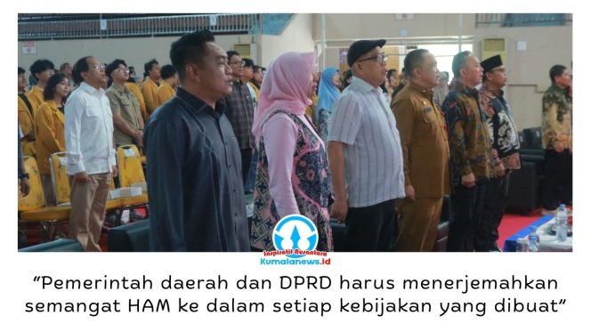
 Anggota Komisi I DPRD Kota Samarinda, Aris Mulyanata, menegaskan pemerintah daerah dan DPRD harus menjadi garda terdepan dalam mengimplementasikan nilai-nilai hak asasi manusia melalui kebijakan dan pelayanan publik yang berpihak kepada masyarakat. Foto: Yana Ashari.