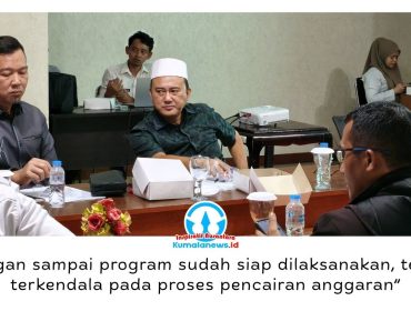 Sekretaris Komisi II DPRD Kota Samarinda, Rusdi Doviyanto, menyampaikan sejumlah masukan dalam hearing bersama Dinas Perikanan Kota Samarinda terkait evaluasi realisasi program dan anggaran Triwulan II Tahun 2026 serta pembahasan Rencana Kerja dan Anggaran (RKA) Tahun 2027. Ia menekankan pentingnya kelancaran pencairan anggaran dan keberlanjutan program yang berdampak langsung bagi masyarakat. Foto: Yana Ashari.