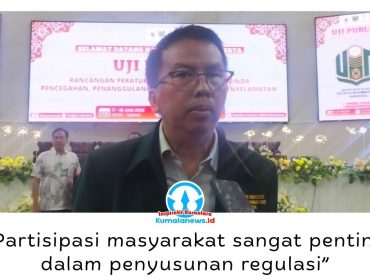 Guru Besar Ilmu Hukum Islam UINSI Samarinda sekaligus Dekan Fakultas Syariah, Prof. Alfitri, menegaskan keterlibatan masyarakat menjadi kunci dalam memperkuat upaya pencegahan dan penanggulangan kebakaran di Kota Samarinda. Foto: Yana Ashari.
