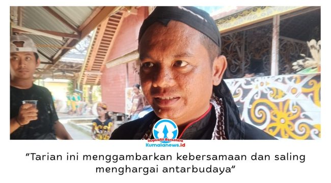 Ketua Jaranan Langgeng Mudho Budoyo, Sulistio, menyebut partisipasi kelompoknya dalam Festival Budaya Dayak Kenyah sebagai wujud pelestarian budaya dan simbol harmonisasi masyarakat Dayak dan Jawa di Samarinda. Foto: Yana Ashari.