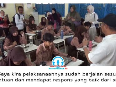 Menteri Pendidikan Dasar dan Menengah (Mendikdasmen), Abdul Mu’ti, meninjau pelaksanaan Program Makan Bergizi Gratis (MBG) di SMP Negeri 14 Balikpapan, Jumat (5/6/2026). Kunjungan tersebut dilakukan untuk memastikan program berjalan optimal dan memberikan manfaat bagi peserta didik. Foto: M Hilmansyah.