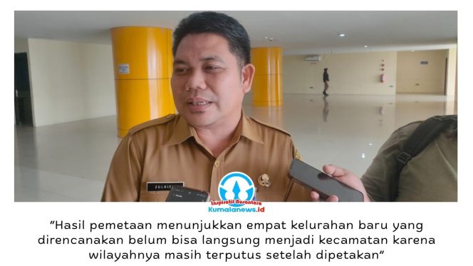 
 Asisten I Sekretariat Daerah Kota Balikpapan, Zulkifli, memberikan keterangan terkait rencana Pemerintah Kota Balikpapan membentuk empat kelurahan baru sebagai langkah awal menuju pemekaran kecamatan guna meningkatkan pelayanan kepada masyarakat. Foto: Dok. M Hilmansyah.