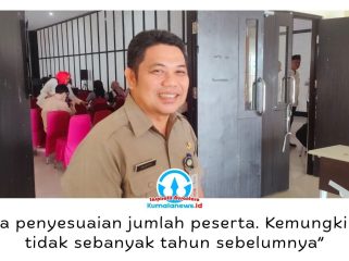Pelaksana Tugas (Plt) Kepala Badan Kesatuan Bangsa dan Politik (Kesbangpol) Balikpapan, Zulkifli, menyampaikan bahwa upacara HUT ke-81 Kemerdekaan RI pada 17 Agustus 2026 dipastikan tetap digelar di Balikpapan Sport and Convention Center (BSCC) Dome. Foto: Dok. M Hilmansyah.