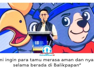 Wali Kota Balikpapan, Rahmad Mas'ud, mengajak seluruh masyarakat menyukseskan Porpamnas IX 2026 sebagai ajang untuk memperkuat citra Balikpapan sebagai kota jasa, perdagangan, dan gerbang menuju Ibu Kota Nusantara (IKN). Foto: Dok. M Hilmansyah.