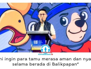 Wali Kota Balikpapan, Rahmad Mas'ud, mengajak seluruh masyarakat menyukseskan Porpamnas IX 2026 sebagai ajang untuk memperkuat citra Balikpapan sebagai kota jasa, perdagangan, dan gerbang menuju Ibu Kota Nusantara (IKN). Foto: Dok. M Hilmansyah.