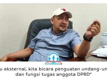 Ketua Komisi II DPRD Kota Samarinda, Iswandi, menegaskan bahwa kegiatan bimbingan teknis (bimtek) bertujuan meningkatkan kapasitas dan pemahaman anggota DPRD dalam menjalankan tugas sebagai wakil rakyat. Foto: Yana Ashari.