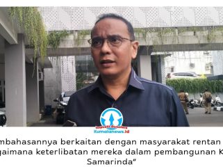 Ketua Komisi IV DPRD Kota Samarinda, Mohammad Novan Syahronny Pasie, menegaskan bahwa pelibatan kelompok rentan dalam pembangunan menjadi langkah penting untuk menekan angka kemiskinan dan meningkatkan kesejahteraan masyarakat di Kota Samarinda. Foto: Yana Ashari.