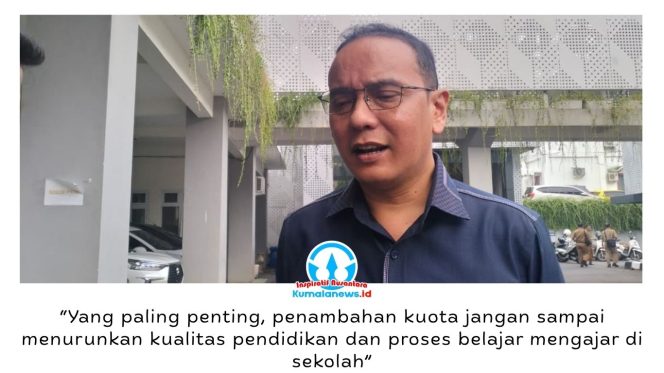 
 Ketua Komisi IV DPRD Kota Samarinda, Mohammad Novan Syahronny Pasie, menegaskan pelaksanaan Penerimaan Peserta Didik Baru (PPDB) 2026 harus berlangsung transparan, adil, serta bebas dari praktik gratifikasi dan pungutan liar agar seluruh calon peserta didik memperoleh kesempatan yang setara dalam mengakses pendidikan. Foto: Yana Ashari.