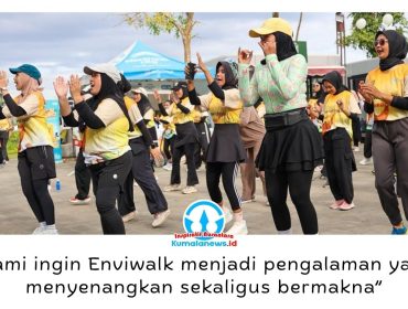 Peserta mengikuti kegiatan Enviwalk dan mengunjungi Pameran Daur Ulang yang diselenggarakan Otorita IKN dalam rangka memperingati Hari Lingkungan Hidup Sedunia 2026, sebagai upaya mendorong gaya hidup ramah lingkungan dan meningkatkan kesadaran masyarakat terhadap pengelolaan sampah berkelanjutan. Foto: Dok. Humas Otorita Ibu Kota Nusantara.