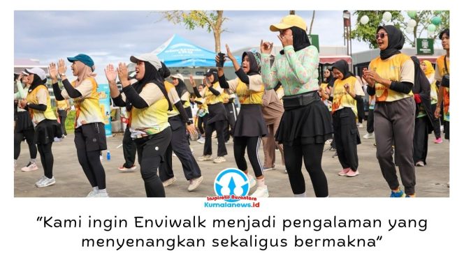 
 Peserta mengikuti kegiatan Enviwalk dan mengunjungi Pameran Daur Ulang yang diselenggarakan Otorita IKN dalam rangka memperingati Hari Lingkungan Hidup Sedunia 2026, sebagai upaya mendorong gaya hidup ramah lingkungan dan meningkatkan kesadaran masyarakat terhadap pengelolaan sampah berkelanjutan. Foto: Dok. Humas Otorita Ibu Kota Nusantara.