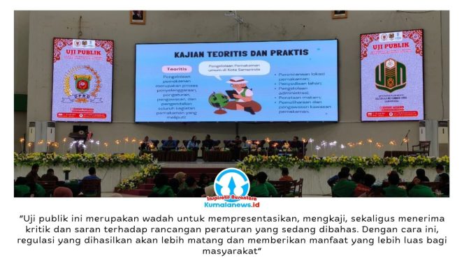 
 DPRD Kota Samarinda melalui Bapemperda menggelar Uji Publik Raperda tentang Pengelolaan Pemakaman Umum bersama Fakultas Syariah UINSI Samarinda guna menyerap masukan akademisi dan masyarakat dalam penyempurnaan regulasi. Foto: Yana Ashari.