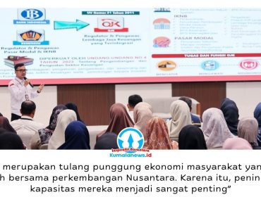Pelaku UMKM mengikuti kegiatan Akademi SIAPIK (AKSI) 2026 dan Business Matching Pembiayaan UMKM di Kawasan Inti Pusat Pemerintahan (KIPP) IKN. Program yang digagas Otorita IKN bersama sejumlah mitra ini bertujuan meningkatkan kapasitas pelaku usaha melalui edukasi pengelolaan keuangan serta perluasan akses pembiayaan agar mampu bersaing di ekosistem ekonomi Nusantara. Foto: Humas Otorita IKN.
