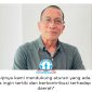 Ketua Himpunan Pengusaha Konstruksi Reklame (HKPR) Kota Samarinda, Yuris Abubakar, memberikan keterangan kepada awak media usai mengikuti rapat pembahasan Rancangan Peraturan Daerah (Raperda) tentang Penyelenggaraan, Perizinan, dan Penataan Reklame bersama DPRD dan sejumlah organisasi perangkat daerah (OPD) di Ruang Rapat Paripurna Lantai 2 DPRD Kota Samarinda, Rabu (3/6/2026). Foto: Yana Ashari.