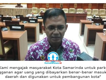 Kepala Dinas Perhubungan Kota Samarinda, Hotmarulitua Manalu, menyampaikan ajakan kepada masyarakat untuk memanfaatkan program parkir berlangganan sebagai upaya mewujudkan tata kelola parkir yang lebih tertib dan meningkatkan Pendapatan Asli Daerah (PAD). Foto: Yana Ashari.