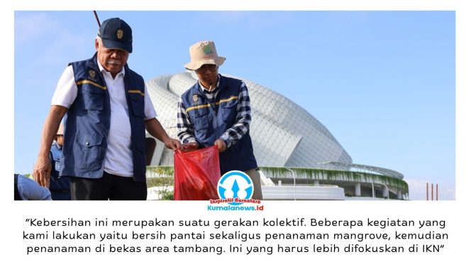 
 IKN menjadi salah satu dari tujuh lokasi nasional yang terhubung secara langsung melalui teleconference bersama Menteri Lingkungan Hidup dalam rangka peringatan Hari Lingkungan Hidup Sedunia 2026 di Masjid Negara IKN, Sabtu (6/6/2026). Foto: Dok. Humas Otorita IKN.