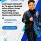 Flyer Achmad Fauzi, musisi asal Kutai Kartanegara, yang kembali menorehkan prestasi dengan berpartisipasi dalam album kompilasi 