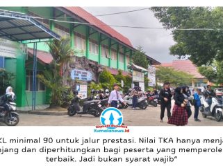 Gedung SMP Negeri 2 Samarinda. Sekolah tersebut akan memulai tahapan Sistem Penerimaan Murid Baru (SPMB) Tahun Ajaran 2026/2027 pada 11 Juni 2026 dengan mekanisme yang sebagian besar masih mengacu pada ketentuan tahun sebelumnya. Foto: Yana Ashari.