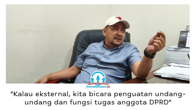 
 Ketua Komisi II DPRD Kota Samarinda, Iswandi, menegaskan bahwa Bimtek kader dan anggota DPRD PDI Perjuangan bertujuan meningkatkan kapasitas legislator agar semakin optimal menjalankan fungsi legislasi, penganggaran, dan pengawasan demi kepentingan masyarakat. Foto: Yana Ashari.