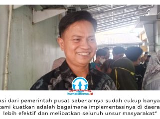 Anggota Komisi IV DPRD Kota Samarinda, Harminsyah, memberikan keterangan usai mengikuti kunjungan lapangan Pansus IV ke RS IA Moeis, Jumat (5/6/2026), terkait pelayanan dan penanganan pasien TBC serta HIV/AIDS di Samarinda. Foto: Yana Ashari.